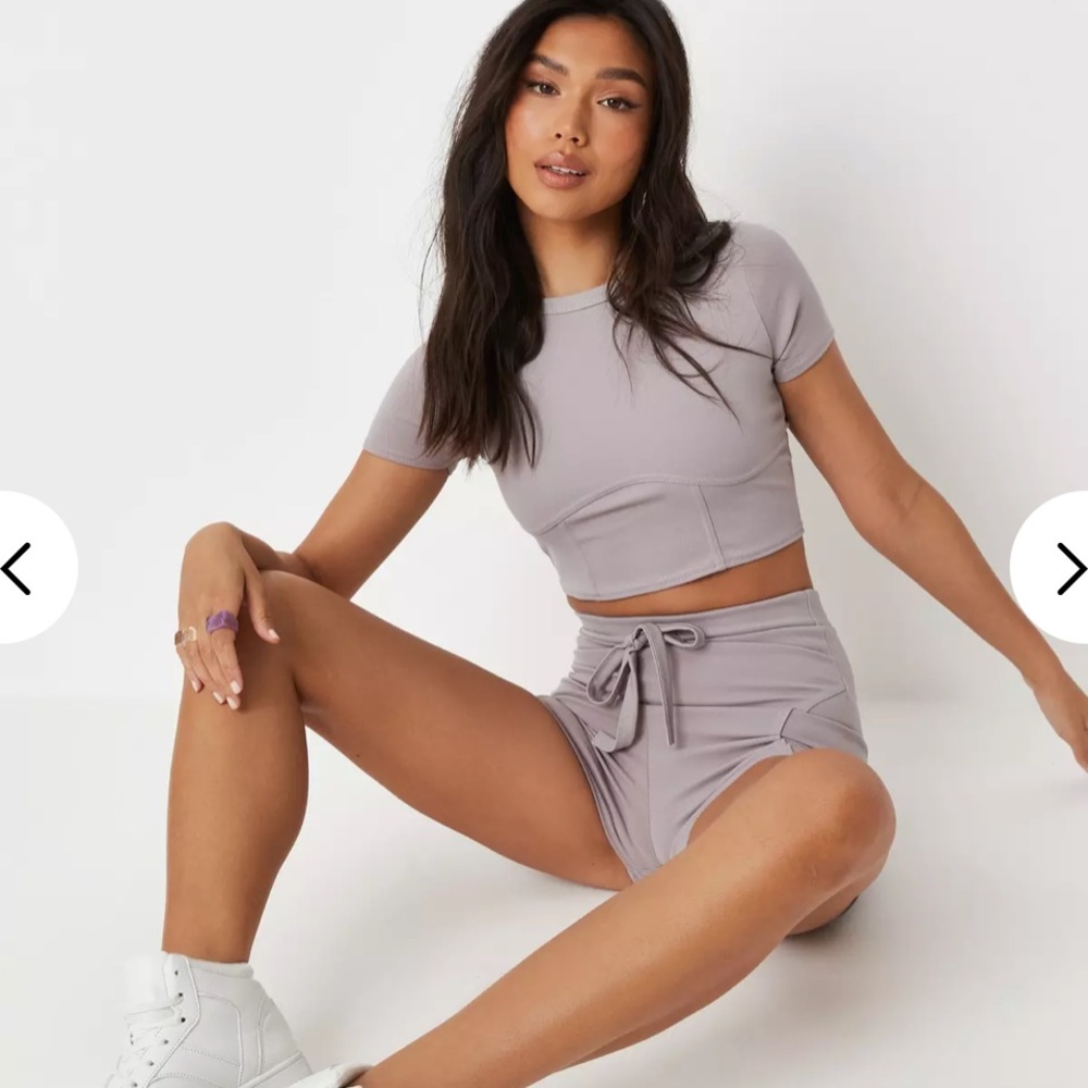 💜Misguided Lavender Co Ord Set 💜 Brand New!